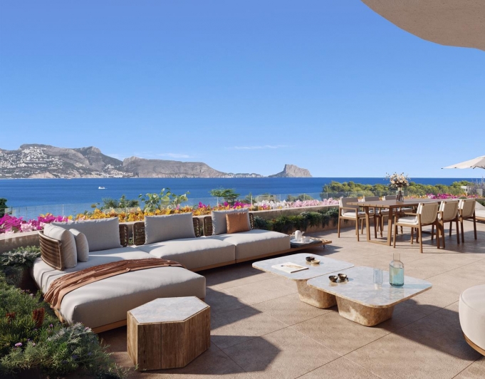 Ático moderno de obra nueva en venta en Alfaz del Pi, Costa Blanca