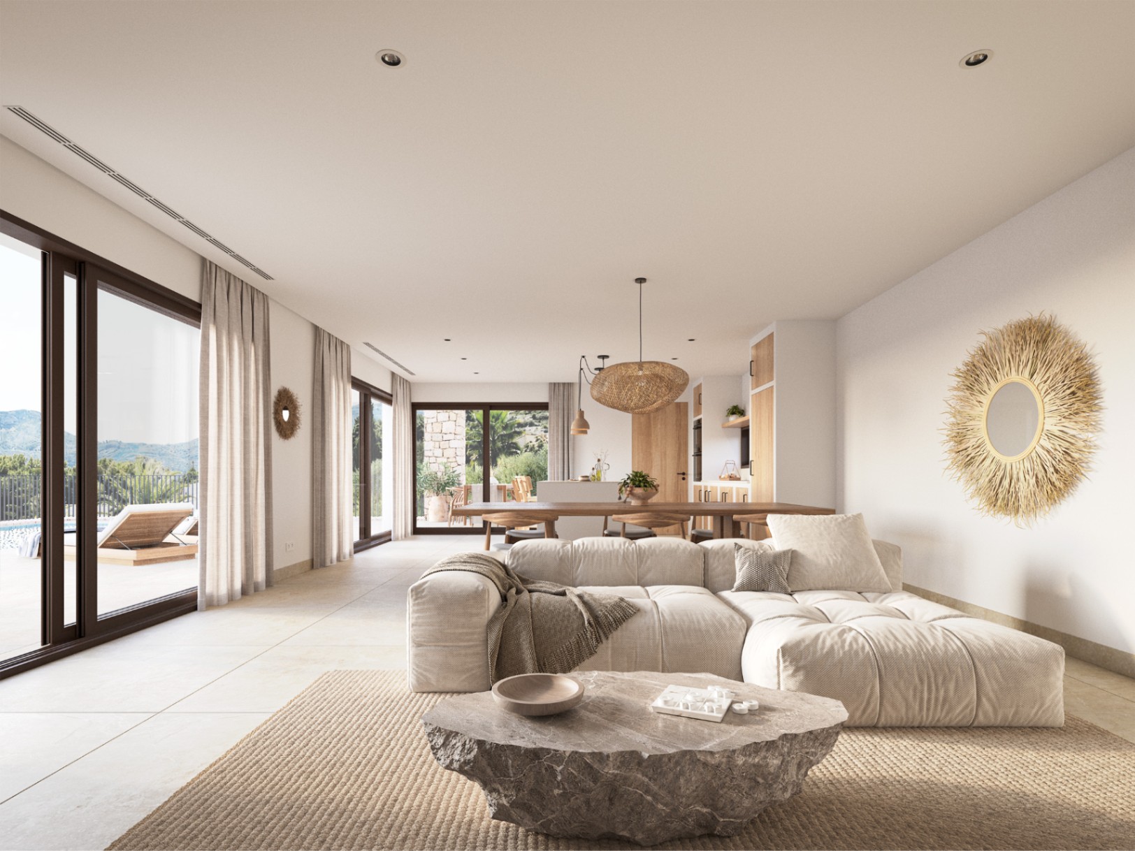 Villa de obra nueva en Alcalali