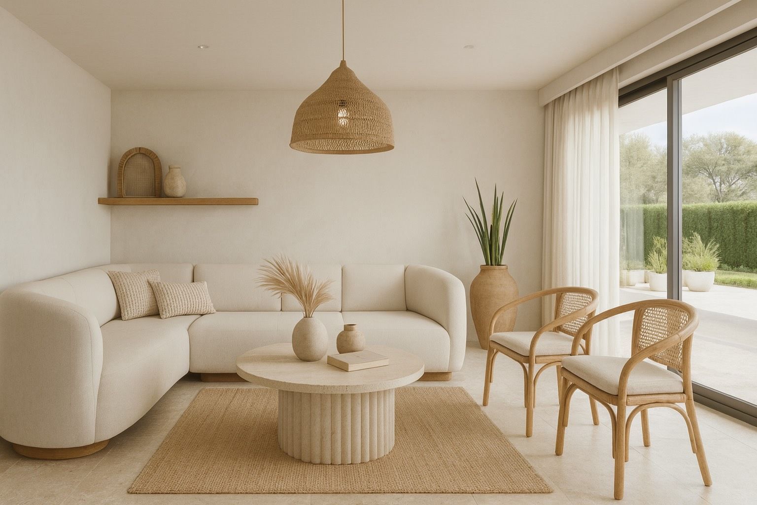 Villa estilo ibicenco en Pedreguer con licencia concedida