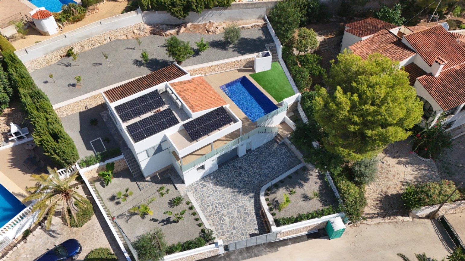 Villa moderne à vendre prête à emménager à La Fustera Benissa