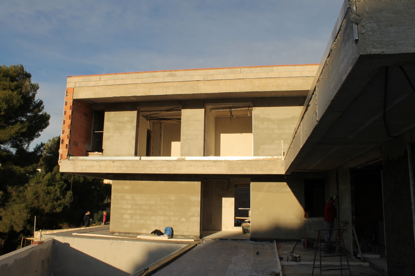 Moderne Villa mit Meerblick in Fustera Benissa