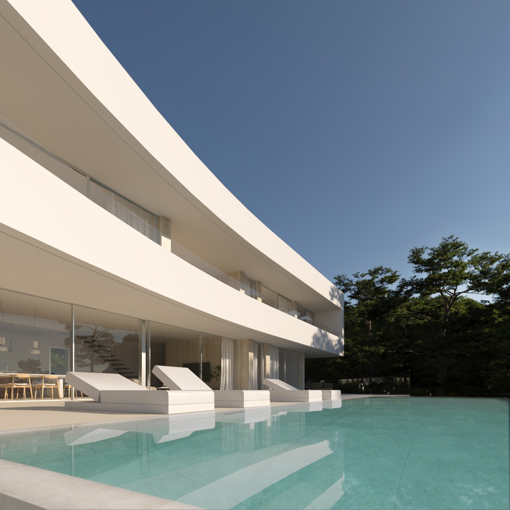 Moderne villa met zeezicht in Moravit Moraira