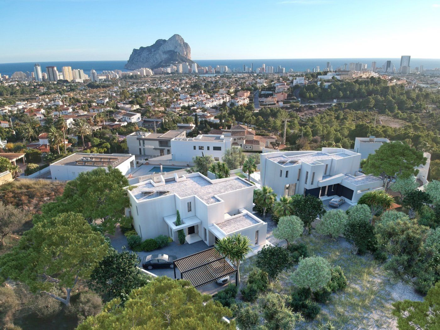 Modern new build villa for sale in Calpe, Costa Blanca