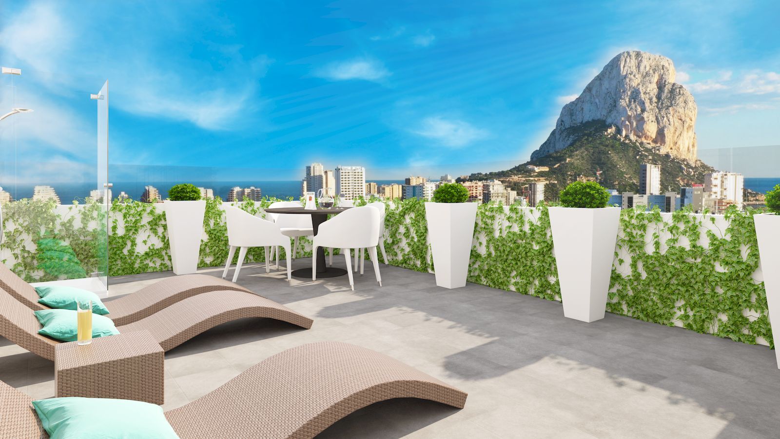 New construction apartment in Calpe , Costa Blanca