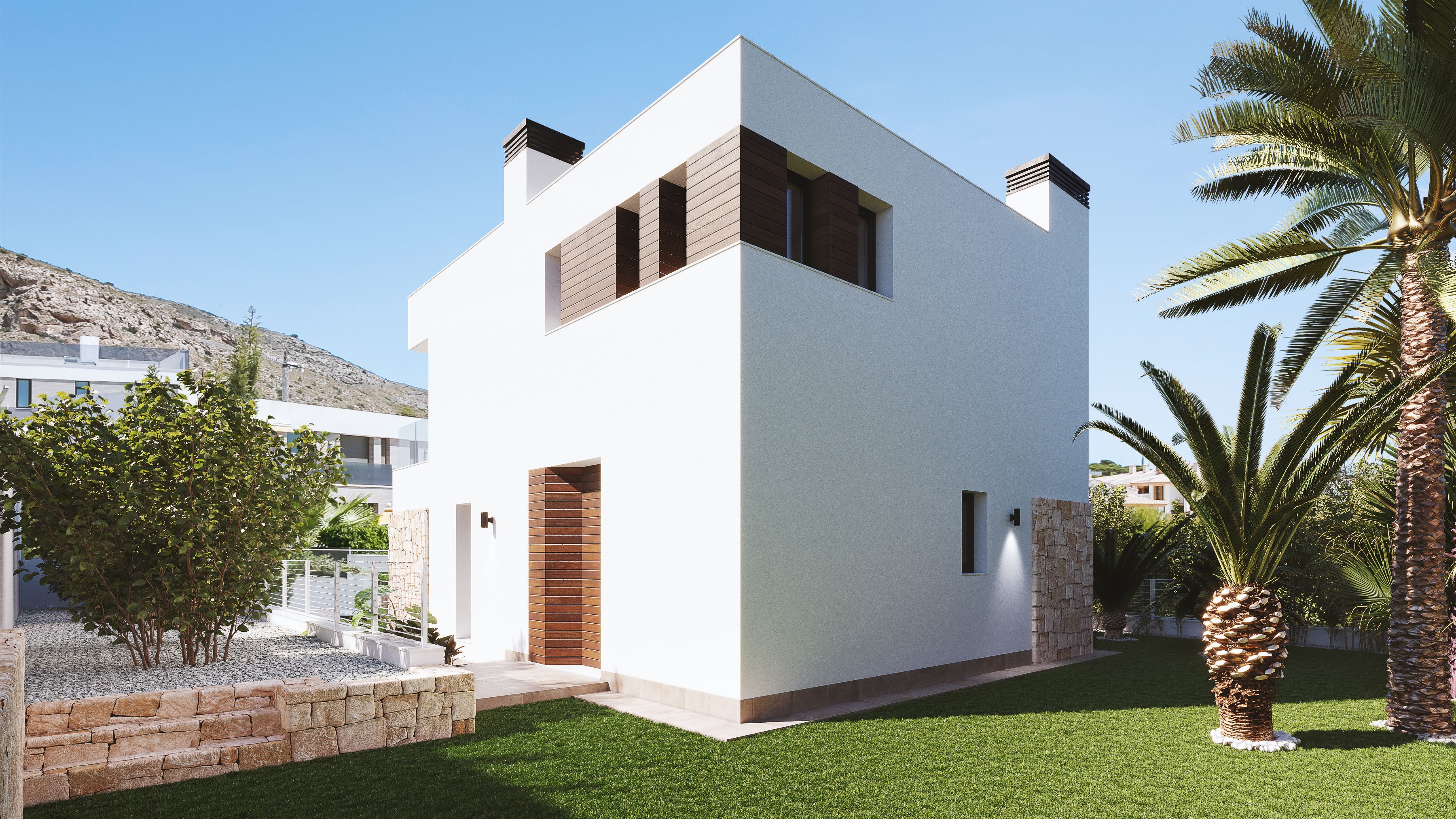 Nieuw gebouwde moderne villa in Finestrat