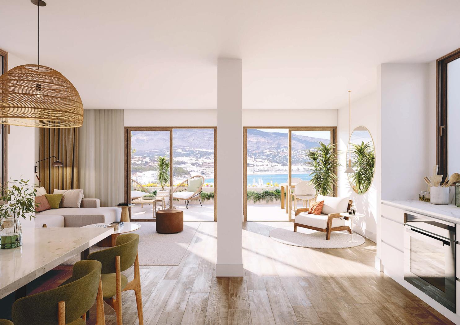 Penthouse moderne de nouvelle construction à vendre à Alfaz del Pi, Costa Blanca
